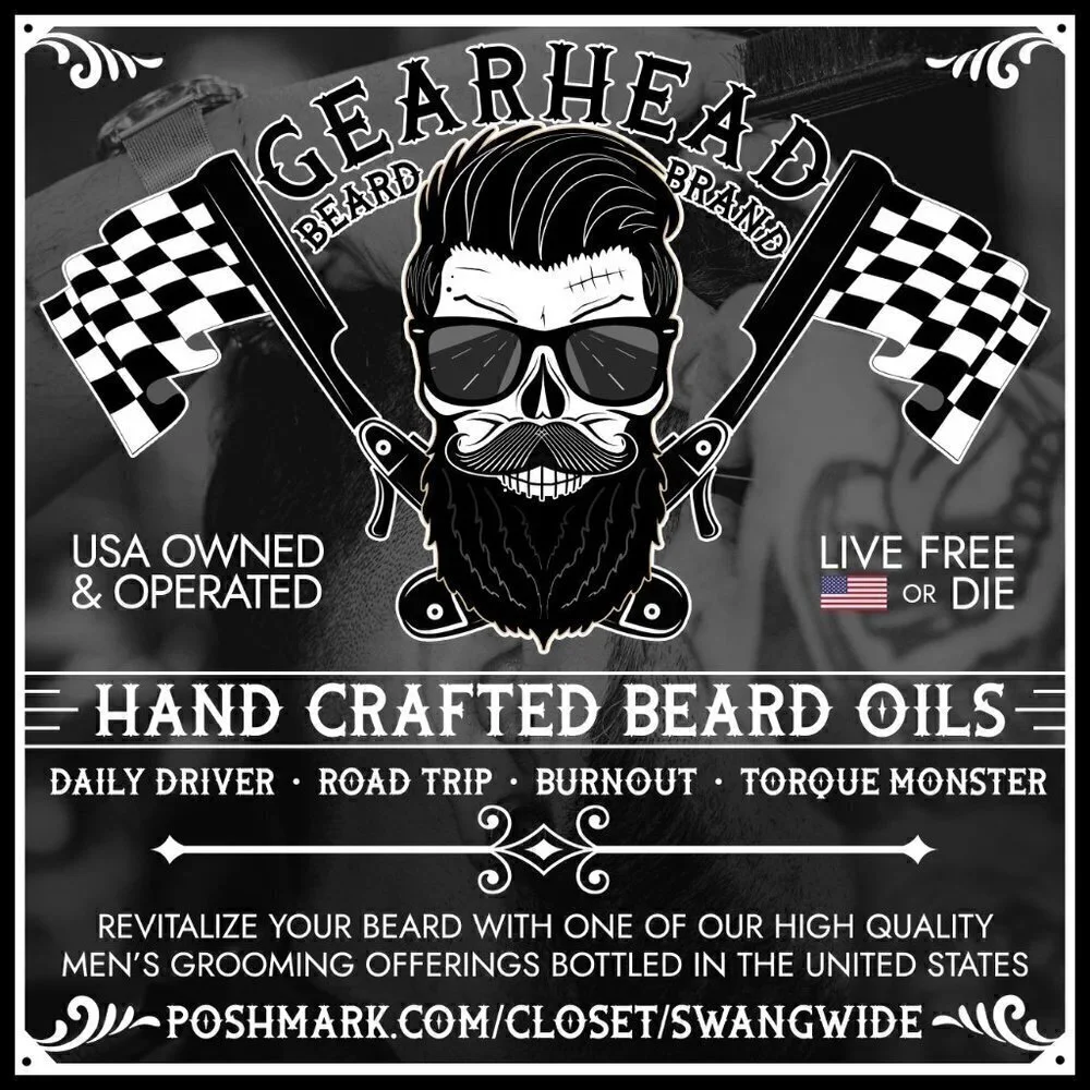 Burnout Oil Vanilla Tobacco Men's Grooming Beard and Mustache Oil 30ml Bottle
